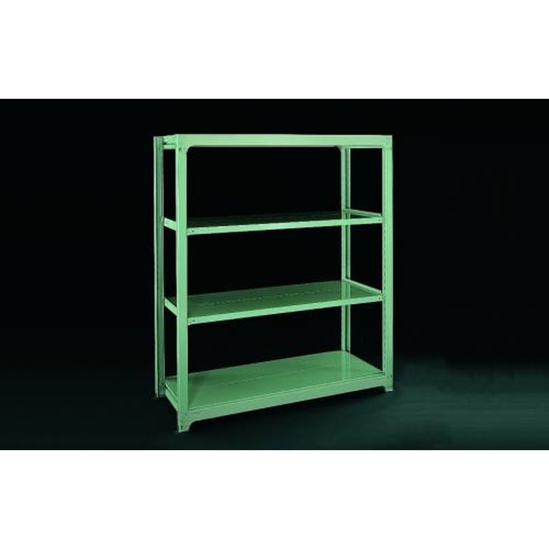 エスコ EA976C-54 1550x620x1800mm/4段スチール棚 1個（ご注文単位1個）【直送品】