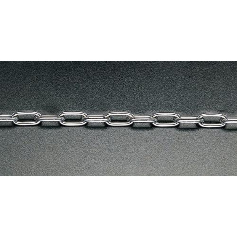 エスコ EA980SA-510 5.0mmx10mリンクチェーン(ステンレス製) 1個（ご注文単位1個）【直送品】