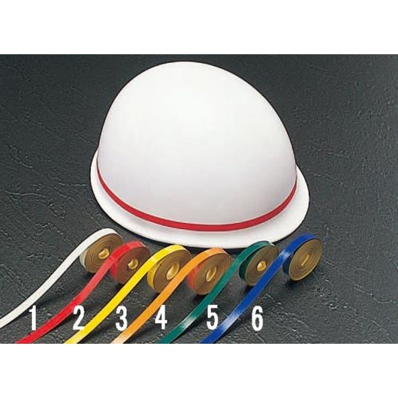 エスコ EA983G-1 10x700mmヘルメット用反射テープ(白10枚x1巻) 1個（ご注文単位1個）【直送品】