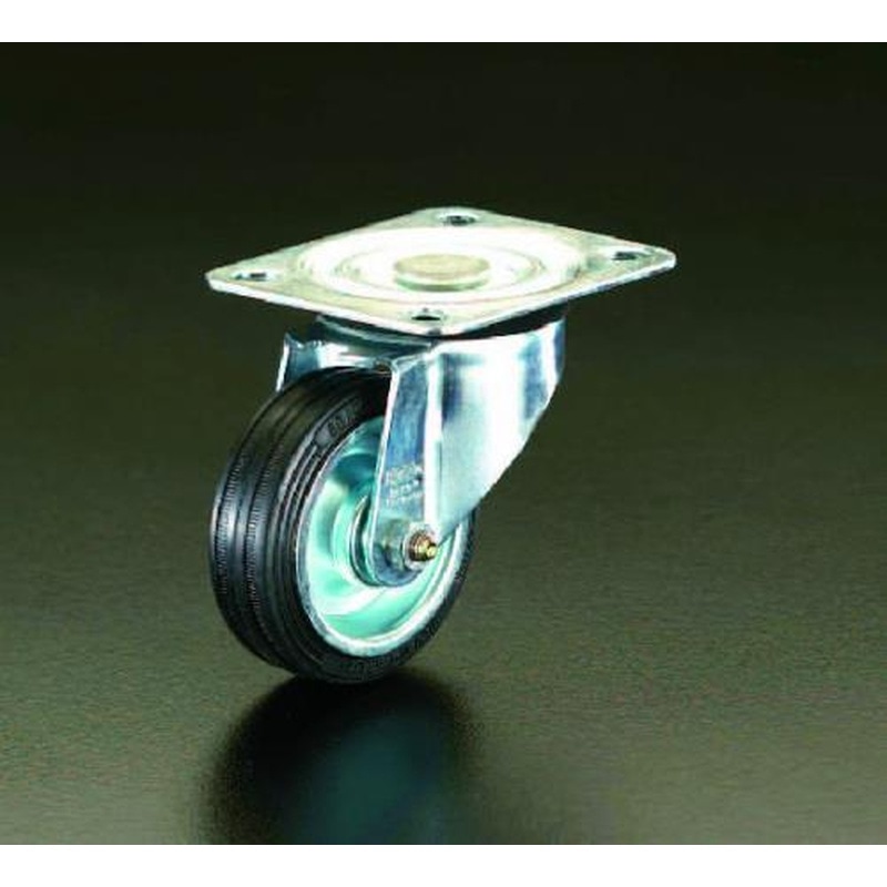 エスコ EA986HB-125 125mmキャスター(自在金具) 1個（ご注文単位1個）【直送品】