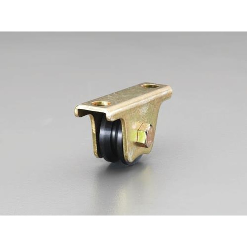 エスコ EA986RA-60 60mm戸車(重量用・V型・スティール製) 1個（ご注文単位1個）【直送品】