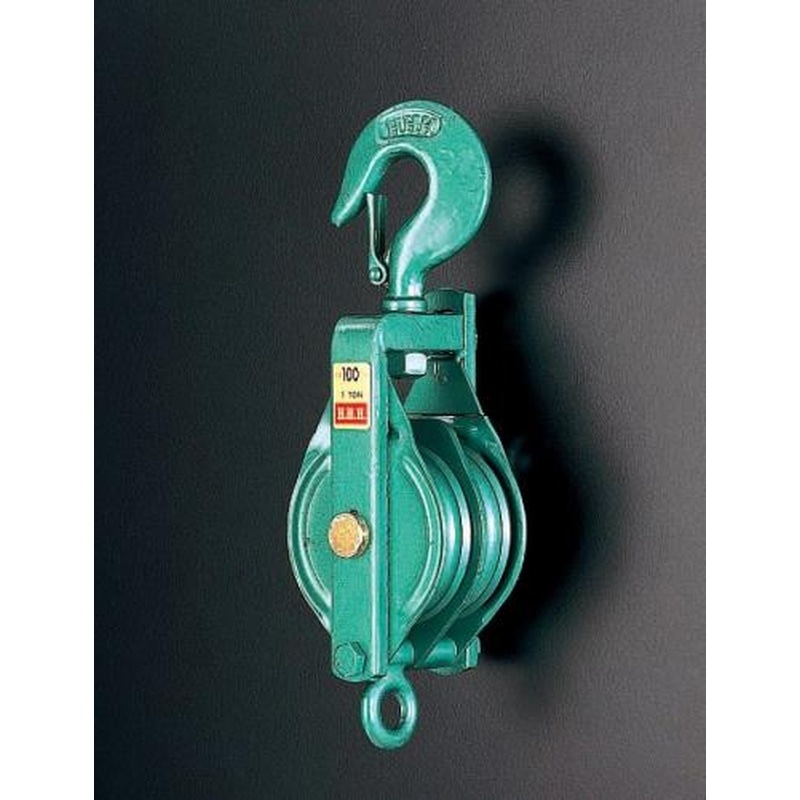 エスコ EA987HA-75B 75mm強力型滑車(2車) 1個(ご注文単位1個)【直送品】