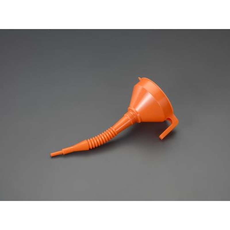 エスコ EA992B φ160mm細口じょうご(フレキノズル・網付・耐油) 1個（ご注文単位1個）【直送品】