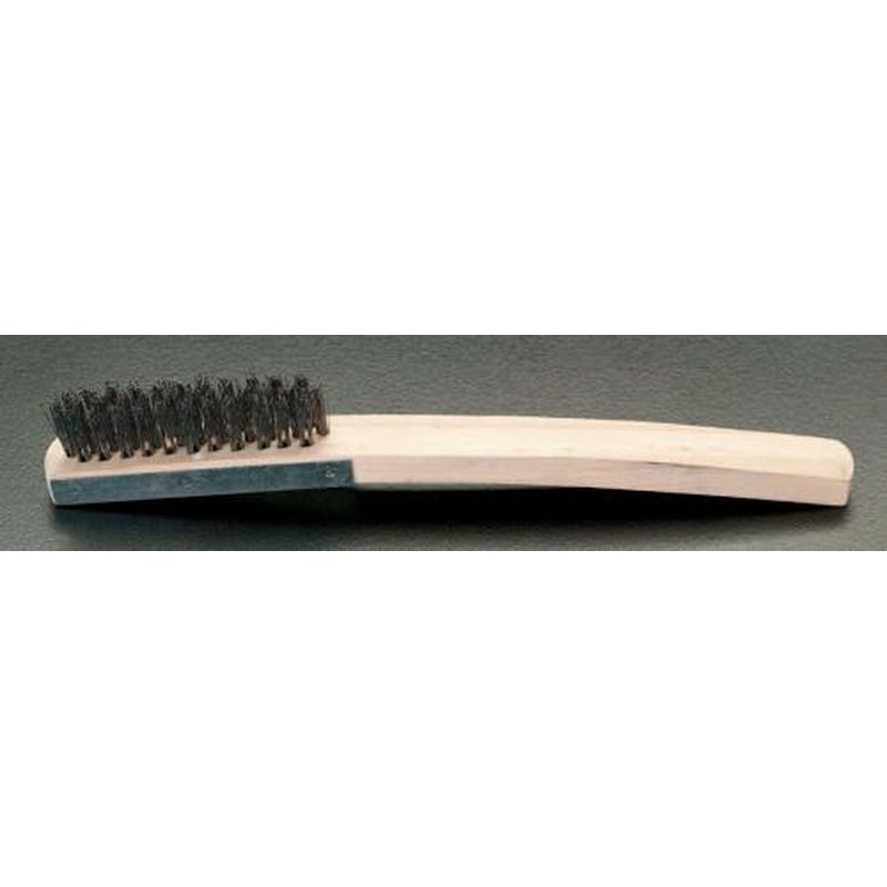 エスコ EA109BA-20 15x90mm柄付ワイヤーブラシ(スチール波線) 1個（ご注文単位1個）【直送品】