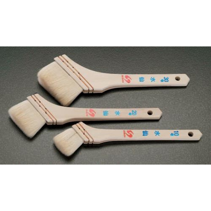 エスコ EA109M-3 3本組ニス用刷毛 1個（ご注文単位1個）【直送品】