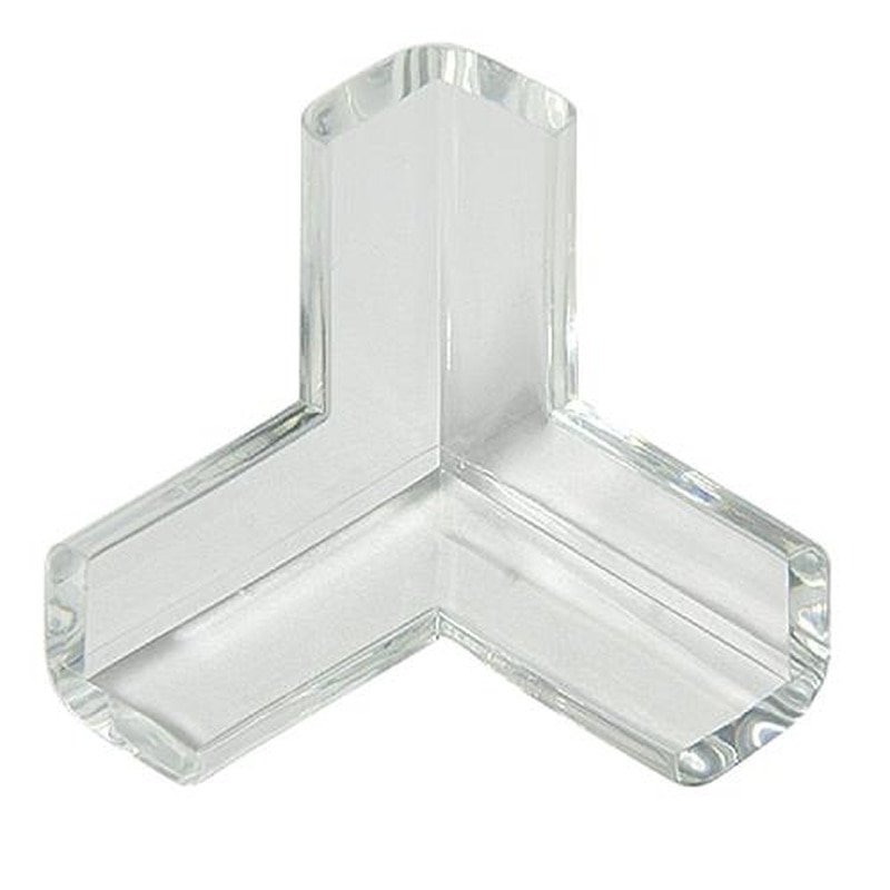 エスコ EA983FE-73 25x25x15mmクッションコーナーガード(三方/クリア/2個) 1個(ご注文単位1個)【直送品】