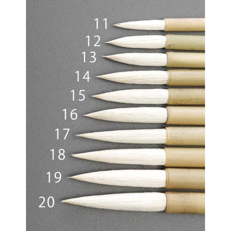 エスコ EA109MJ-15 5号文字筆(羊毛) 1個（ご注文単位1個）【直送品】