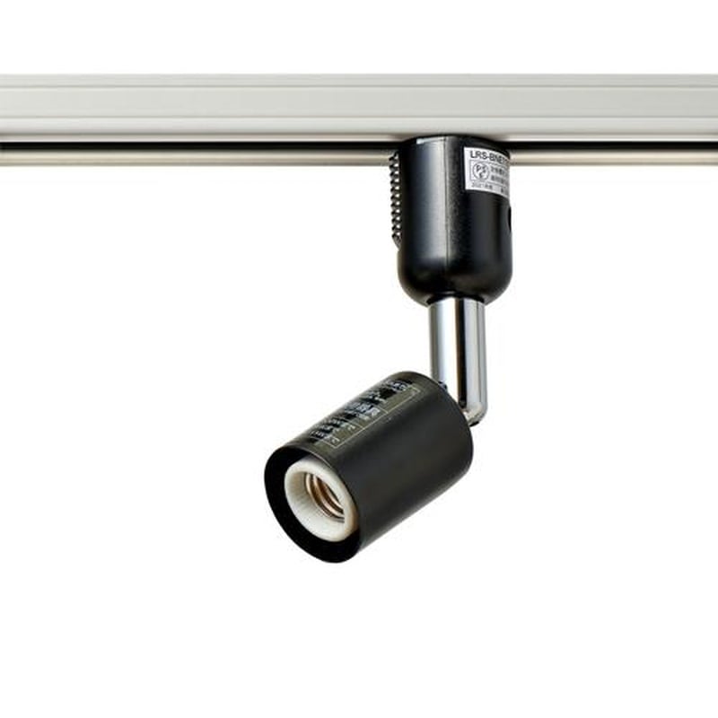 エスコ EA761XB-218 AC100V/E17スポットライト(ブラック) 1個(ご注文単位1個)【直送品】