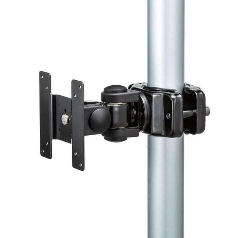 エスコ EA764AG-28BA 183-203mmモニターアーム(支柱取付用/ロング/黒) 1個（ご注文単位1個）【直送品】