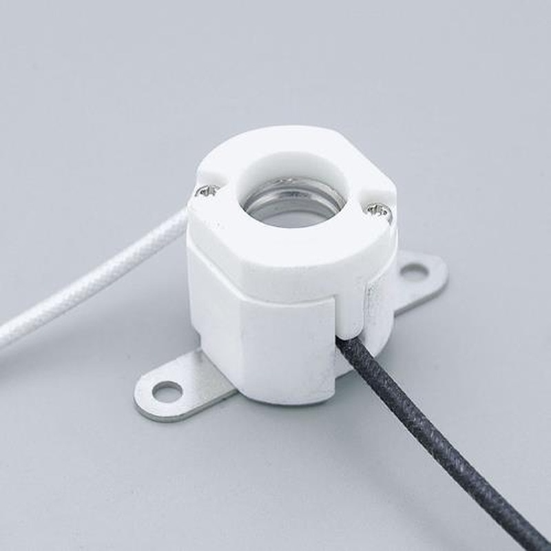 エスコ EA940C-61 E11口金ハロゲンランプソケット(耐熱/取付金具付) 1個(ご注文単位1個)【直送品】