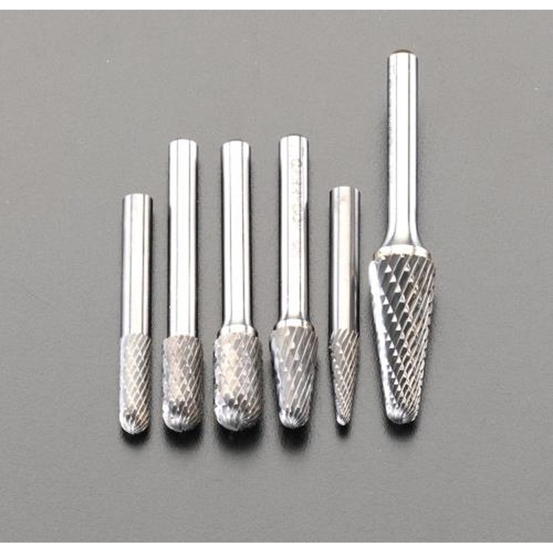 エスコ EA819XE 6本組超硬カッター(6mm軸) 1個(ご注文単位1個)【直送品】