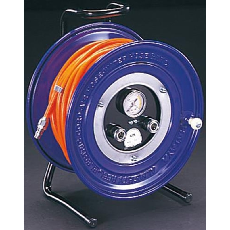 エスコ EA124BC 6.5mmx30mエアーホースリール 1個（ご注文単位1個）【直送品】