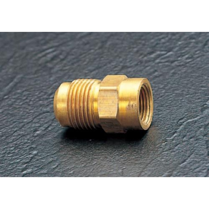 エスコ EA443M-44 NPT1/2”xF1/2”ハーフユニオン(NPT-Flare) 1個（ご注文単位1個）【直送品】