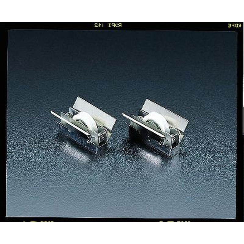 エスコ EA986RJ-12 14-22mm戸車(サッシ用・POM車・ステンレス枠/2個) 1個（ご注文単位1個）【直送品】