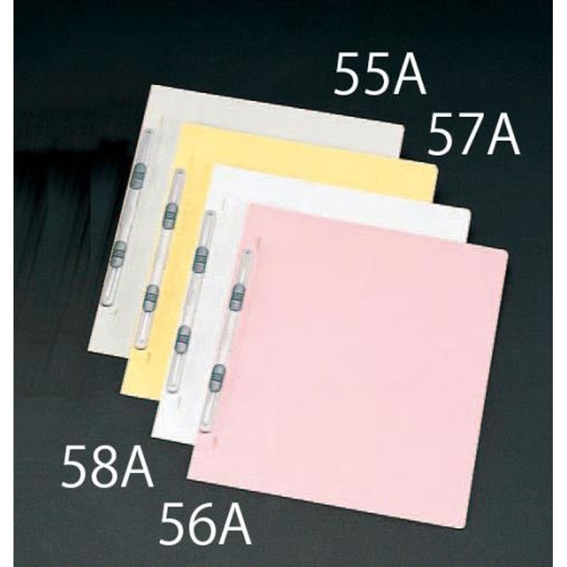 エスコ EA762CD-56A A4フラットファイル(桃/10冊) 1個(ご注文単位1個)【直送品】