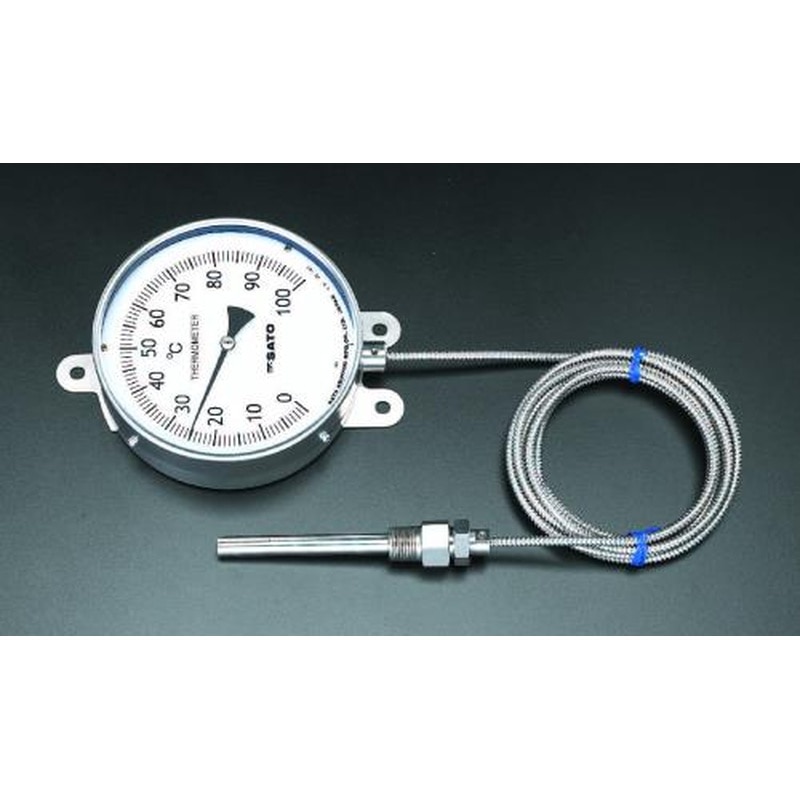 エスコ EA727-14 0-150℃/φ154mm隔測温度計 1個（ご注文単位1個）【直送品】