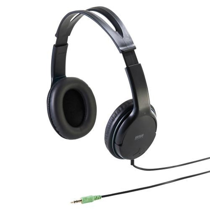 エスコ EA763BC-69 1.8mステレオヘッドホン(40mm口径スピーカー) 1個(ご注文単位1個)【直送品】