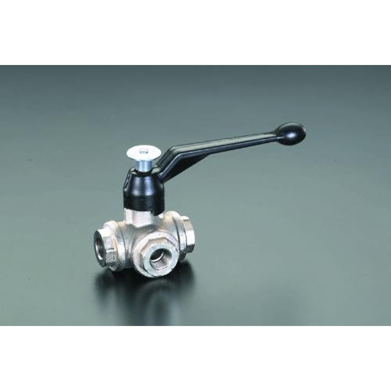 エスコ EA470B-4 G1/2”三方ボールバルブ 1個（ご注文単位1個）【直送品】