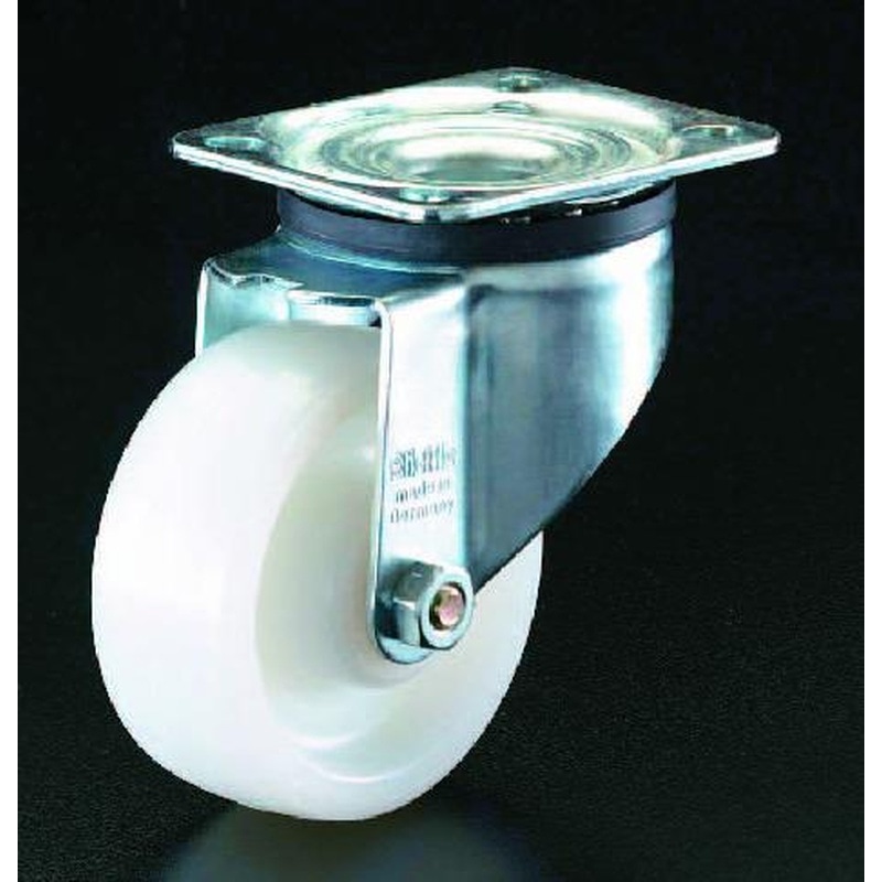 エスコ EA986HM-75 75mmキャスター(自在金具・ナイロン車輪) 1個（ご注文単位1個）【直送品】