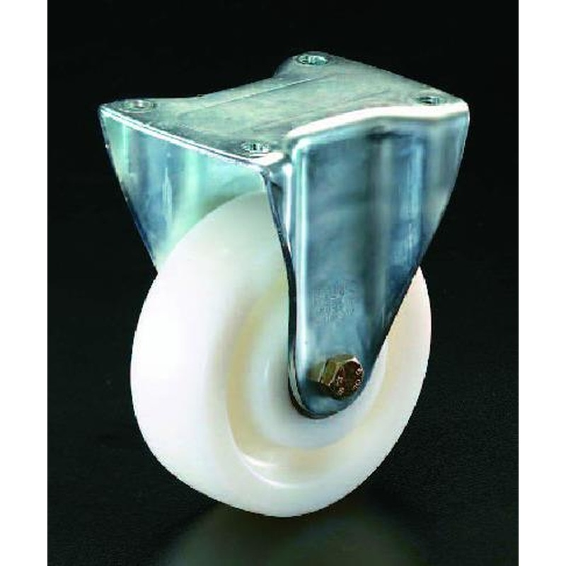 エスコ EA986HN-175 175mmキャスター(固定金具・ナイロン車輪) 1個（ご注文単位1個）【直送品】