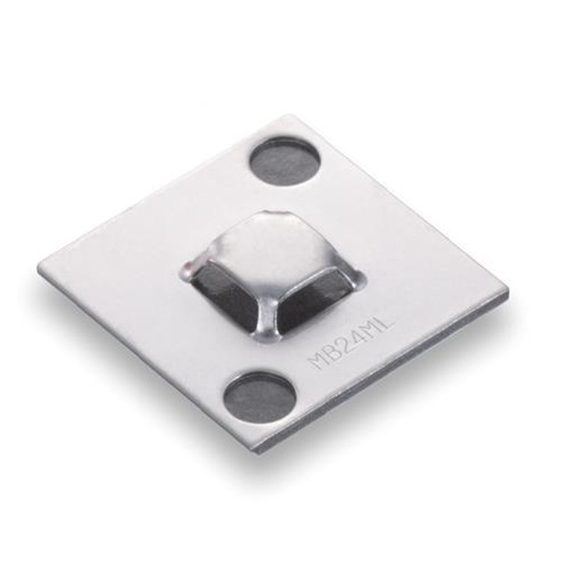 エスコ EA475GH-17 結束バンド用金属ベース(粘着付/10個) 1個(ご注文単位1個)【直送品】