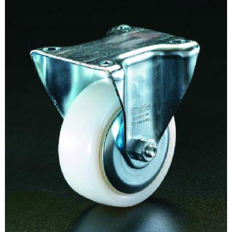 エスコ EA986HR-125 125mmキャスター(固定金具・ホイールカバー付) 1個（ご注文単位1個）【直送品】