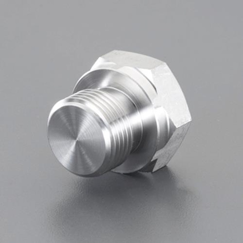 エスコ EA141AD-202 G1/4”六角プラグ(ステンレス製) 1個(ご注文単位1個)【直送品】