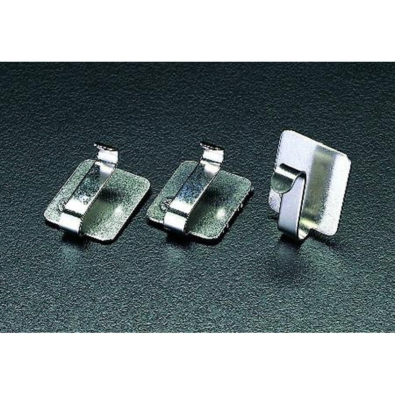 エスコ EA638LL-2 28x32mmフック(粘着付/3個) 1個(ご注文単位1個)【直送品】