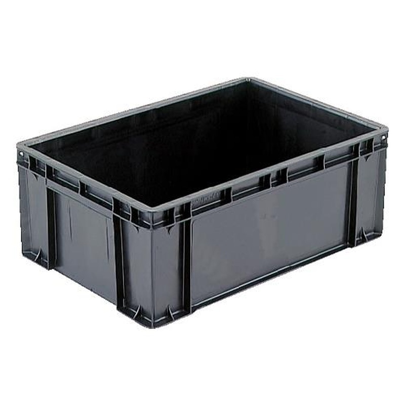 エスコ EA506AE-136 657x446x256mm/60.5Lハイテクコンテナ/ESD 1個(ご注文単位1個)【直送品】