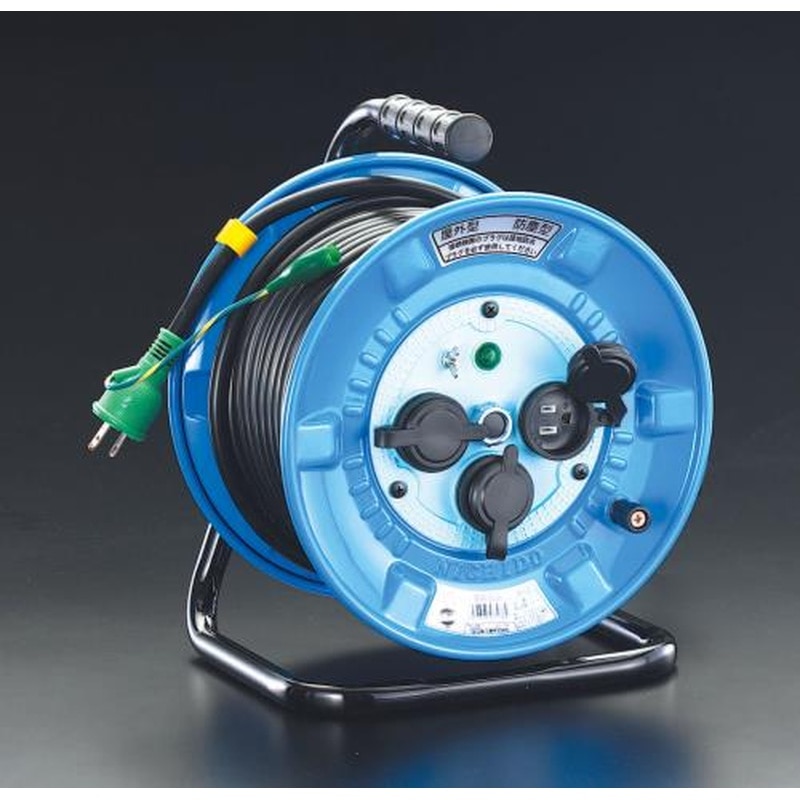 エスコ EA815FA-1 AC125V/22A/30mコードリール(防雨型/アース付) 1個（ご注文単位1個）【直送品】