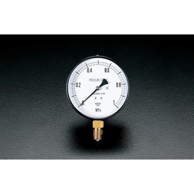 エスコ EA729BD-15 G3/8”/100mm/0-1.5MPa圧力計 1個（ご注文単位1個）【直送品】