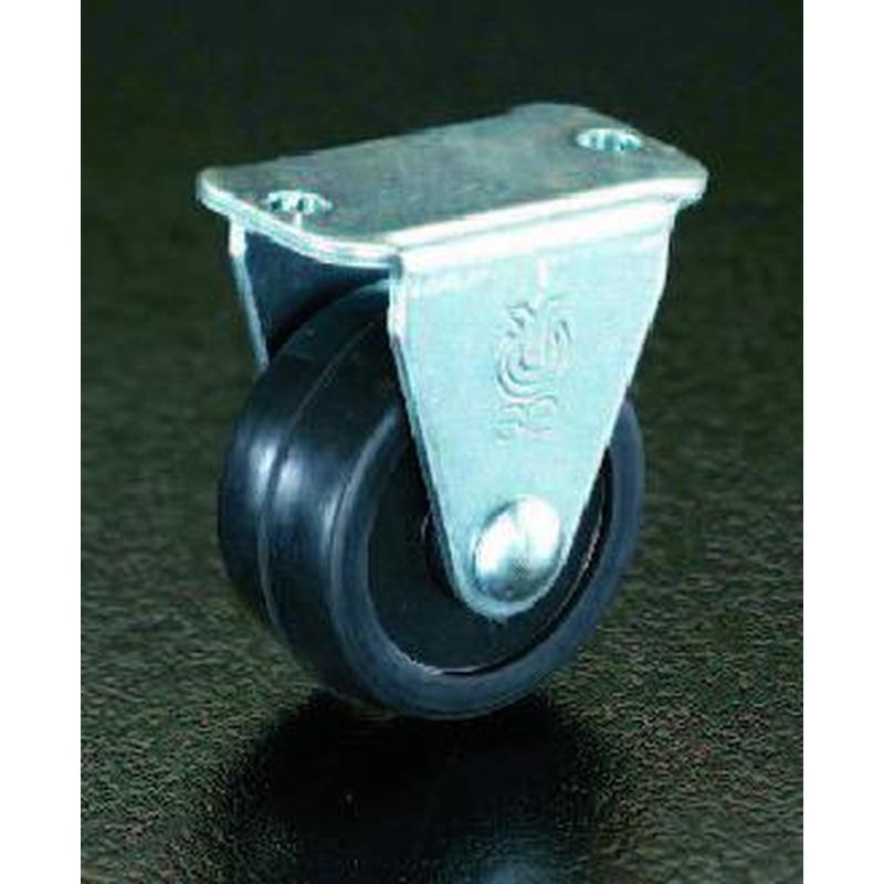 エスコ EA986PF-1 25mmキャスター(固定金具付) 1個(ご注文単位1個)【直送品】