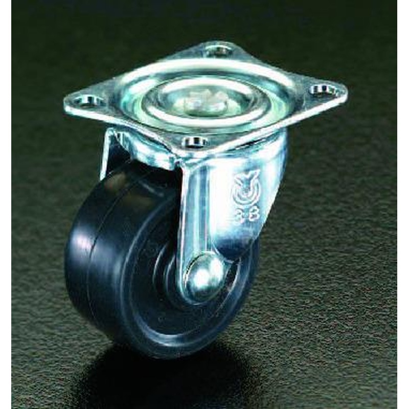 エスコ EA986PF-14 50mmキャスター(自在金具付) 1個（ご注文単位1個）【直送品】