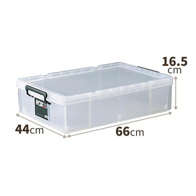 エスコ EA506MB-11BA 440x660x165mm/30Lバックル付収納ケース(5個) 1個(ご注文単位1個)【直送品】