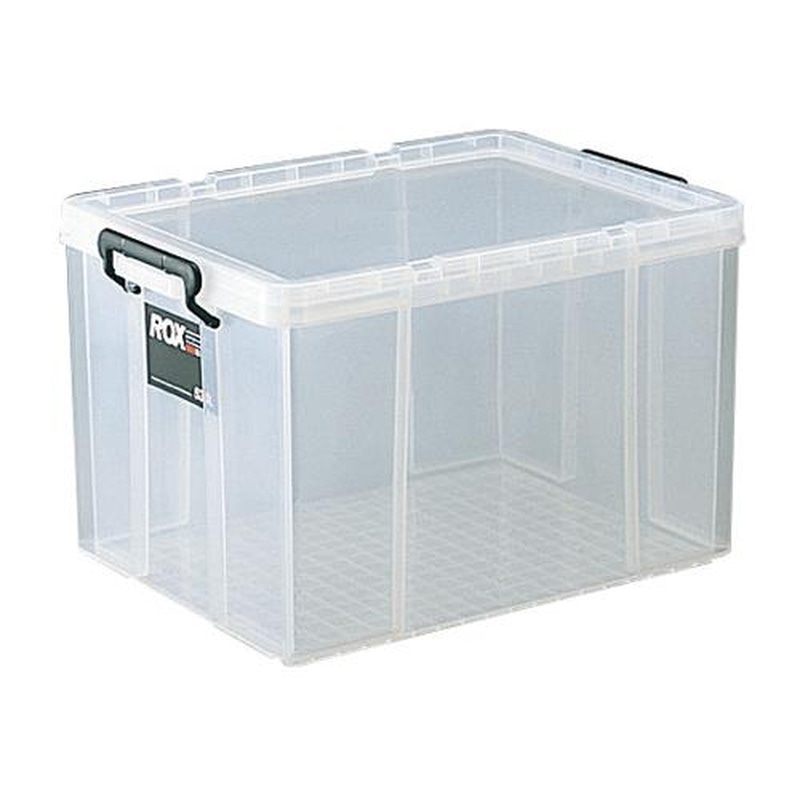 エスコ EA506MB-9BA 390x530x320mm/46Lバックル付収納ケース(4個) 1個(ご注文単位1個)【直送品】