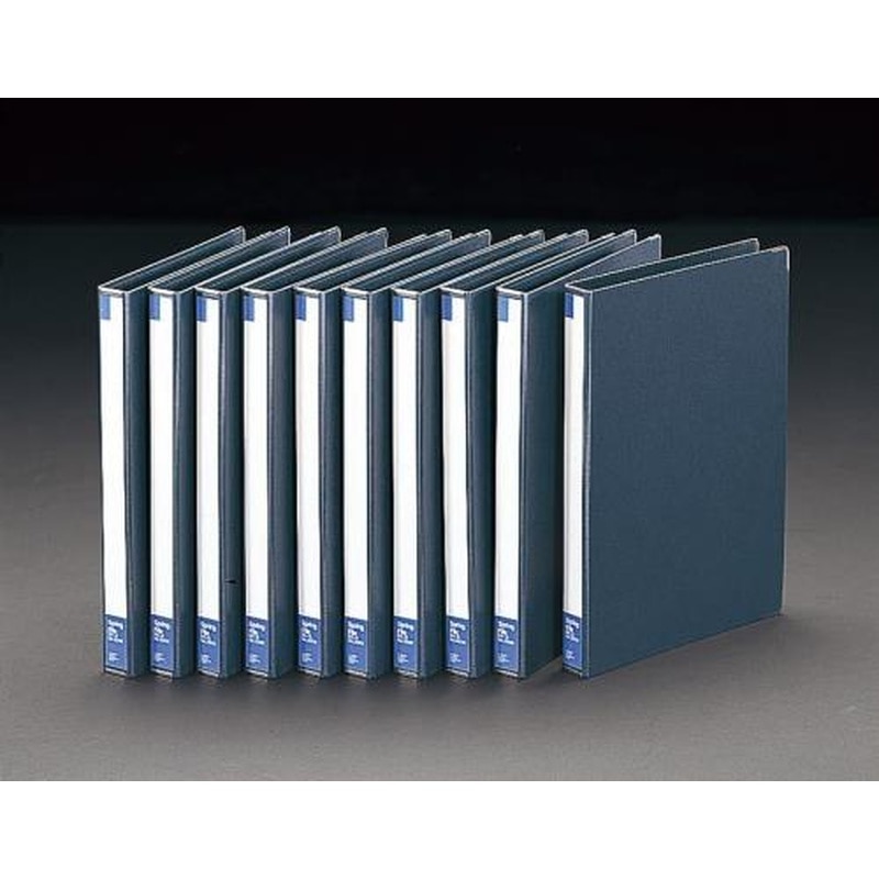 エスコ EA762CF-33 A4/S型スプリングファイル(10冊) 1個（ご注文単位1個）【直送品】