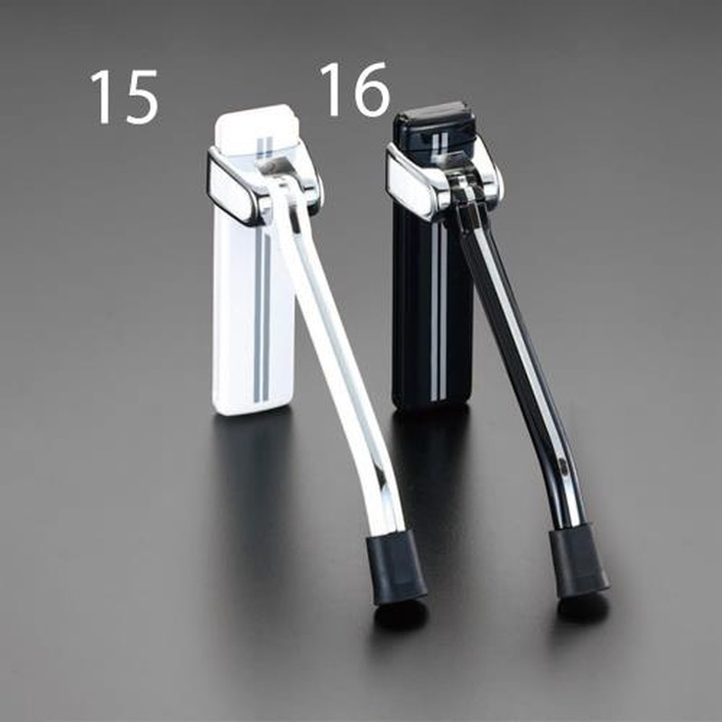 エスコ EA951FA-16 ドアストッパー(マグネット付)調整式(黒) 1個(ご注文単位1個)【直送品】