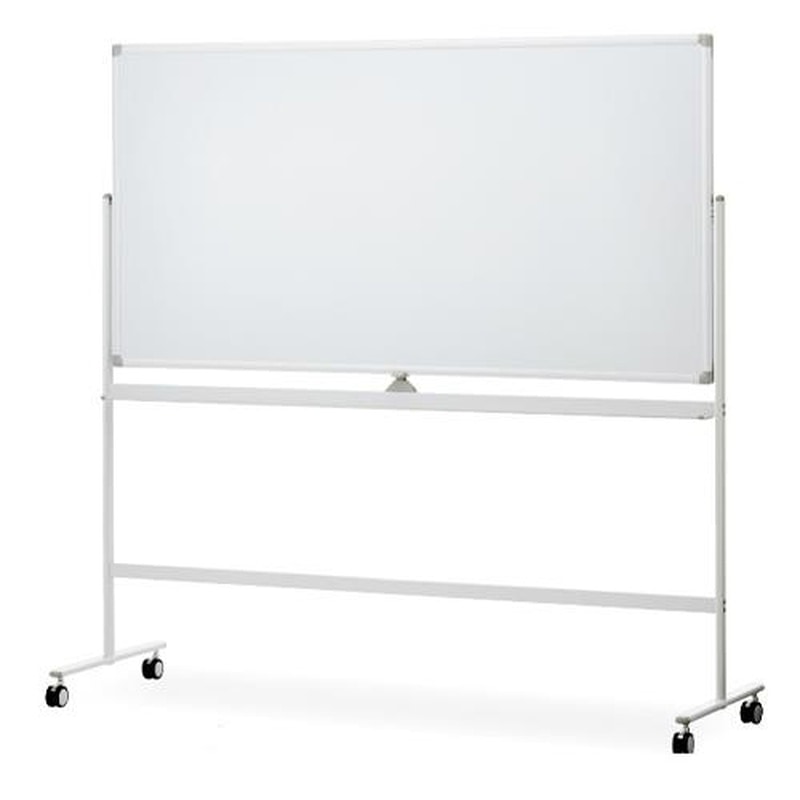 エスコ EA761LC-69 1883x560x1800mmホワイトボード(スタンド付) 1個(ご注文単位1個)【直送品】