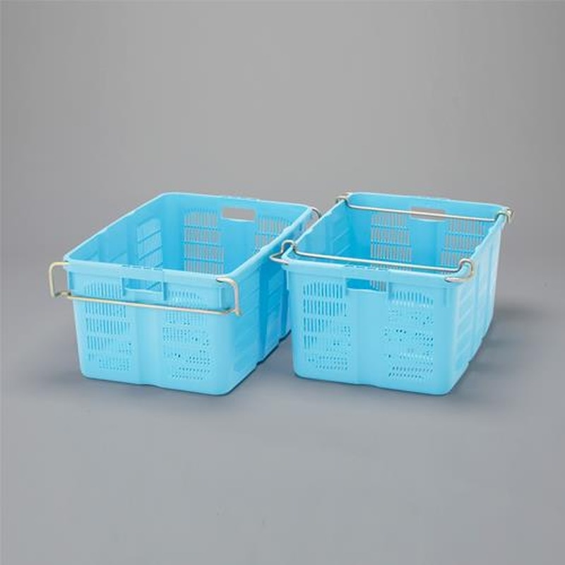 エスコ EA506AB-124A 695x503x338mm/86.0Lコンテナ(2個) 1個（ご注文単位1個）【直送品】