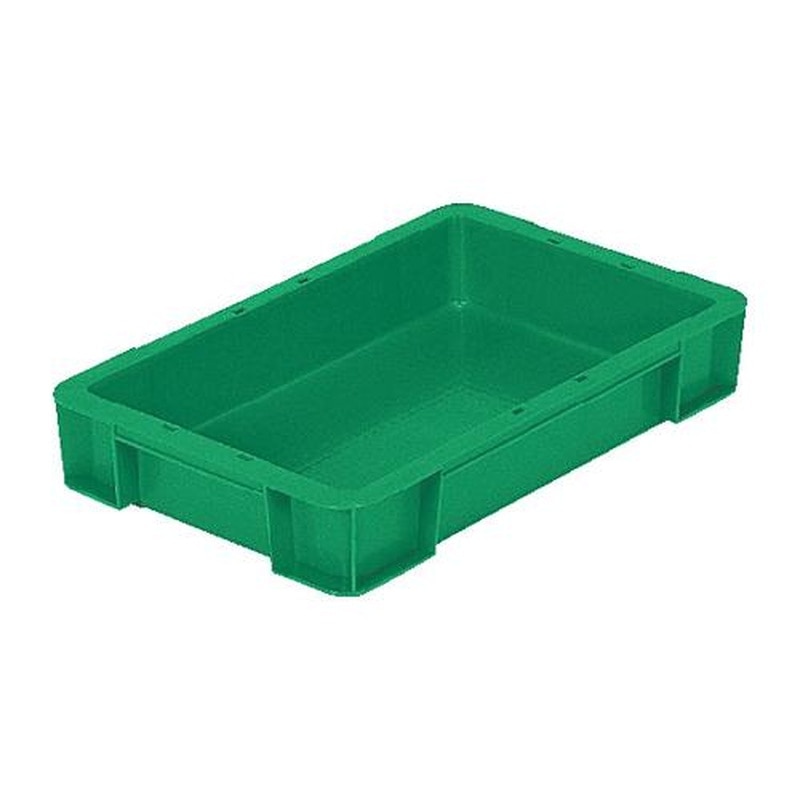 エスコ EA506AF-178 440x278x75mm/6.4Lコンテナ(グリーン) 1個(ご注文単位1個)【直送品】