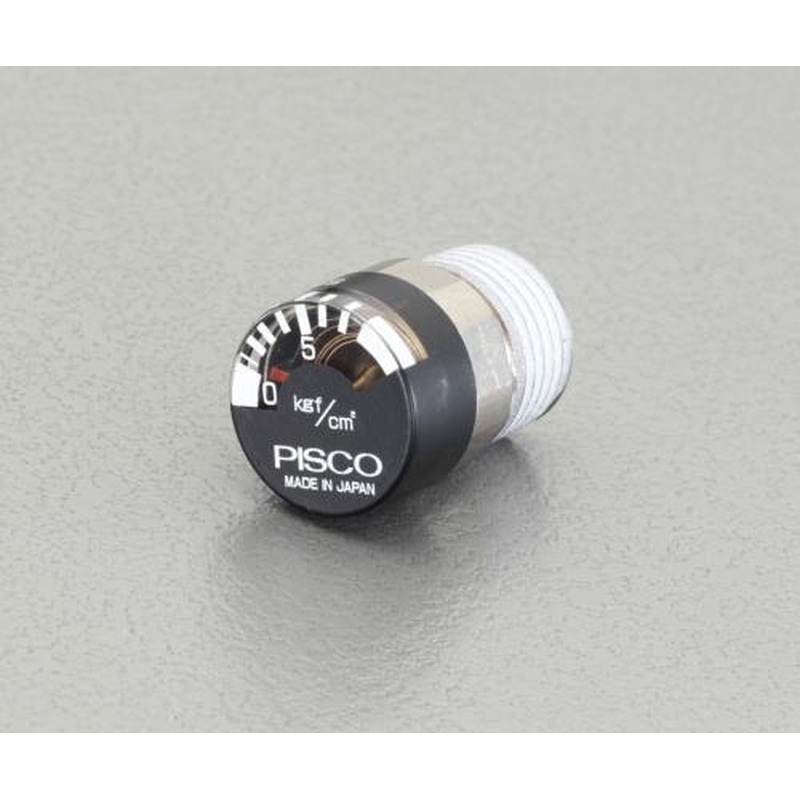 エスコ EA425PS-1 R1/8”プレッシャーゲージ(雄ねじ) 1個（ご注文単位1個）【直送品】