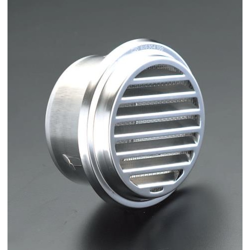エスコ EA997MA-15 195-210mm丸型ガラリ(ステンレス製) 1個(ご注文単位1個)【直送品】
