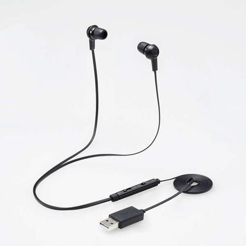 エスコ EA763BC-121 1.2m/USBヘッドセット(ミュートスイッチ付/両耳) 1個(ご注文単位1個)【直送品】