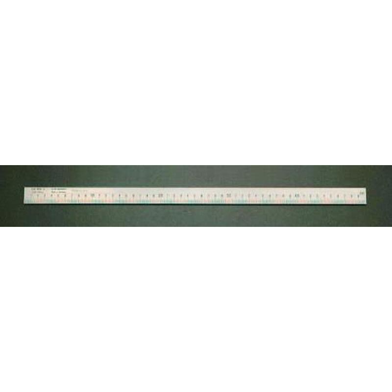 エスコ EA720YK-22 1000x30x6mm直尺(スチール製) 1個(ご注文単位1個)【直送品】