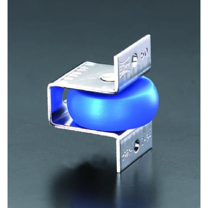 エスコ EA986RC-5 50mmガイドローラー(ナイロン車輪/ステンレス製) 1個(ご注文単位1個)【直送品】