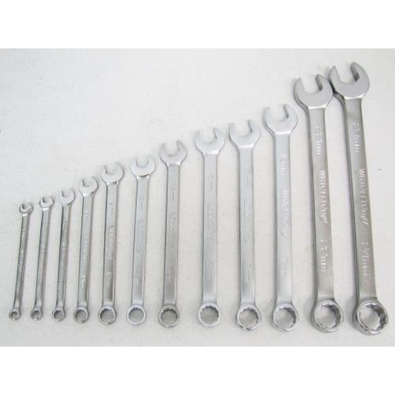 エスコ EA614BC-112 12本組/6-24mm片目片口スパナ 1個（ご注文単位1個）【直送品】