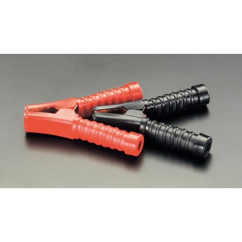 エスコ EA812JY-23 100Aブースタークリップ(赤・黒) 1個（ご注文単位1個）【直送品】