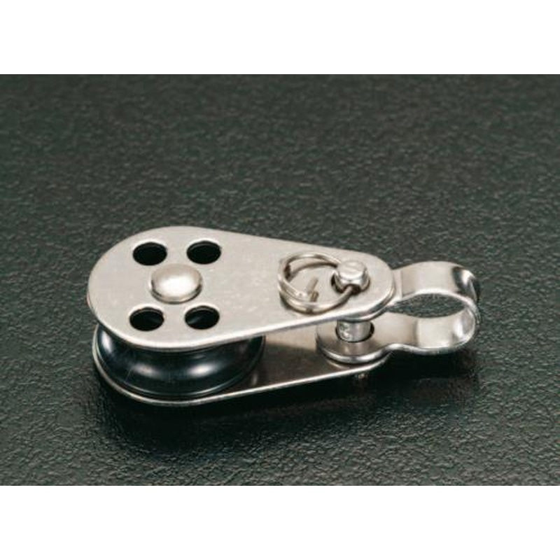 エスコ EA987SF-25 25mm滑車(ステンレス製) 1個（ご注文単位1個）【直送品】