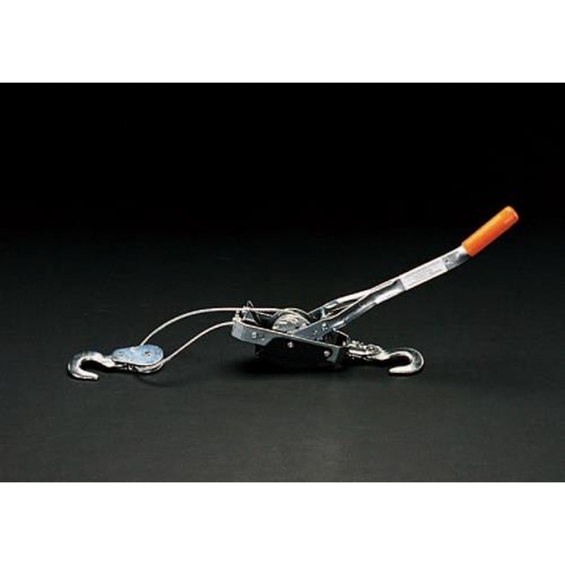 エスコ EA988DB-2 2000kgケーブルホイストプーラー 1個（ご注文単位1個）【直送品】