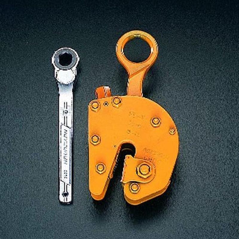 エスコ EA984DN-1 1.0ton無傷竪吊クランプ 1個（ご注文単位1個）【直送品】